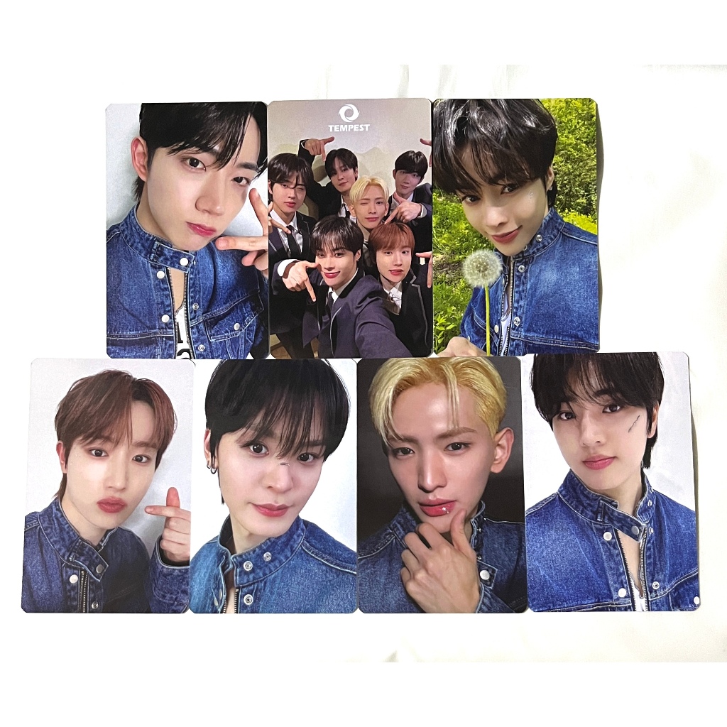 Thẻ ảnh card Tempest 템페스트 album pob Hanbin Ngô Ngọc Hưng