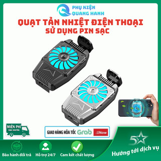 Quạt tản nhiệt điện thoại H-15 , Sử dụng Pin sạc, giúp giảm nhiệt độ cho mọi điện thoại