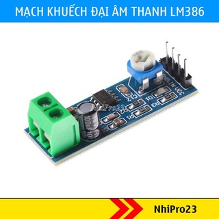 Mạch khuếch đại âm thanh LM386