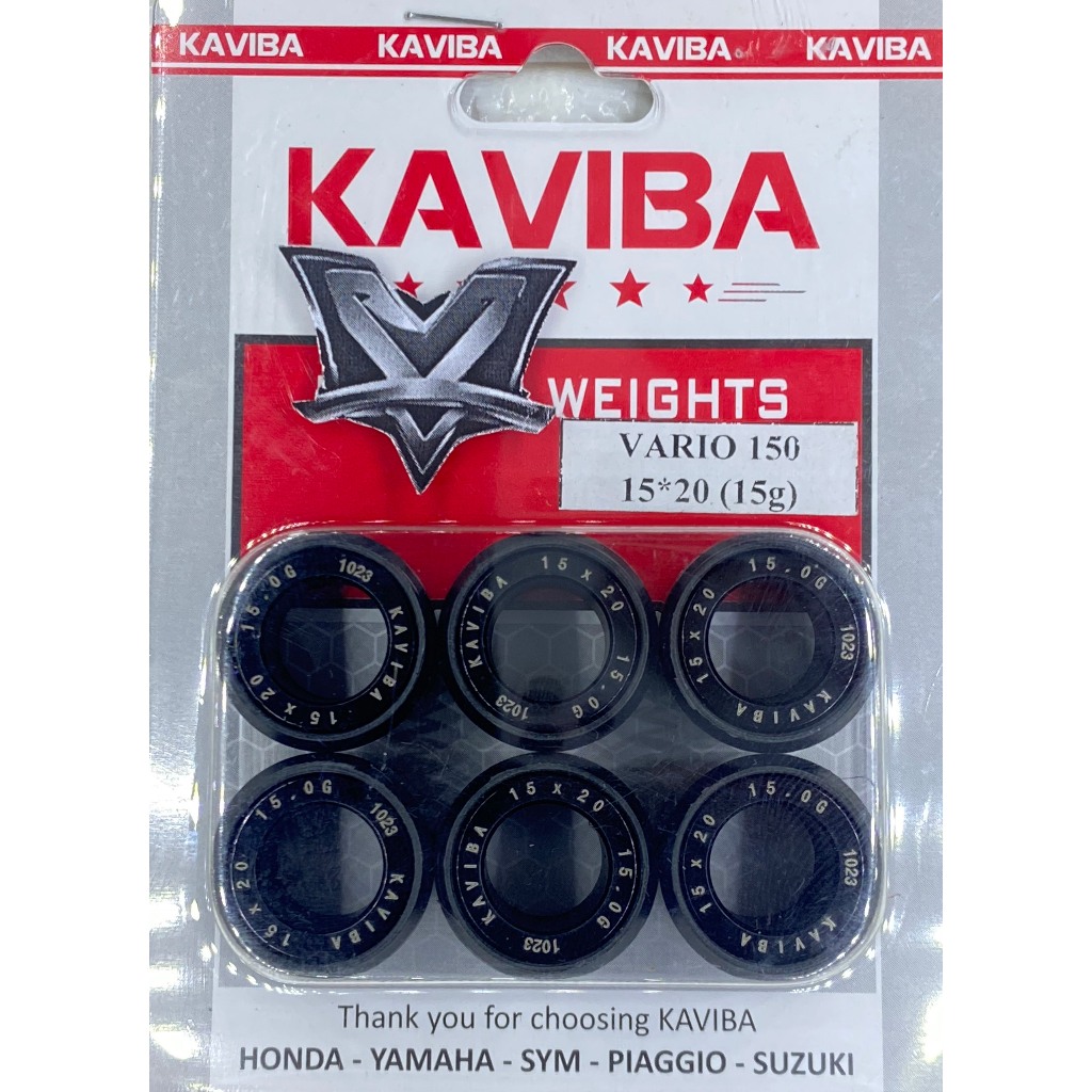 BI NỒI VARIO 150 20X15 TRỌNG LƯỢNG 15G BI NỒI KAVIBA