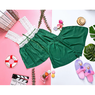 Bộ đồ Tole đùi F.21 áo babydoll quần đùi bèo