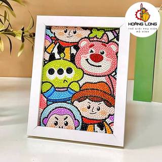 Tranh đính đá size To 30x30cm, tranh đá tự làm, tranh gắn đá 5D DIY nhiều mẫu, quà tặng sinh nhật (phụ kiện Hoàng Long