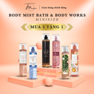 |10ml| Xịt thơm toàn thân body mist Bath & Body Works