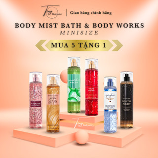|10ML| Body mist Bath & Body Works xịt thơm toàn thân các mùi