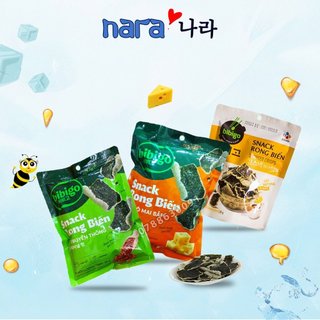 Snack rong biển bibigo 25gr - truyền thống/bắp mật ong/bắp phô mai