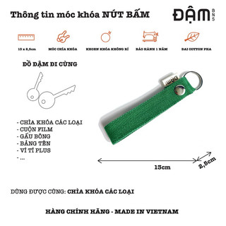 ĐẬM BNS móc khóa du lịch thời trang NÚT BẤM
