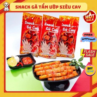Gói snack gà xe cay cay tuổi thơ, đồ ăn vặt cay tuổi thơ
