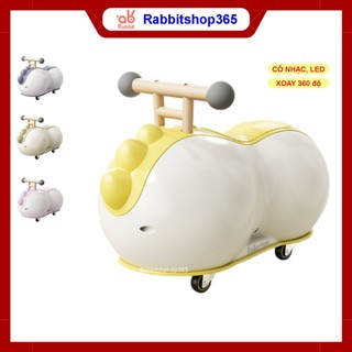  Xe chòi đậu phộng xoay 360 độ cao cấp cho bé 1-4 tuổi có nhạc đèn  XCX-ABS  
