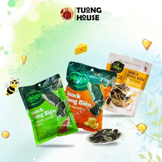 Snack Rong Biển BIBIGO 25gr - Bắp mật ong/Truyền Thống/Bắp phô mai