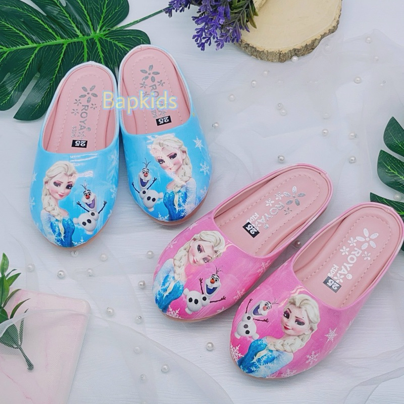   giảm sâu  giày cho bé gái dép bé gái sục elsa mẫu mới nhất siêu mềm cho bé gái từ 2 tới 10 tuổi 