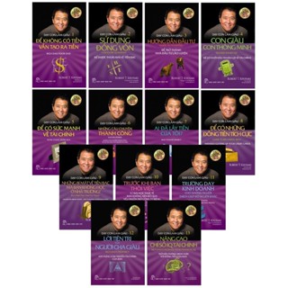 Sách - Trọn bộ 13 cuốn Dạy Con Làm Giàu - Cha giàu cha nghèo