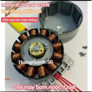 Motor không chổi than chế máy hút chân không 18v 250w, motor bldc 9.4w đã cuốn lại tăng công suất 250w
