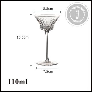 Ly thủy tinh pha chế cocktail 110ml (BG108)