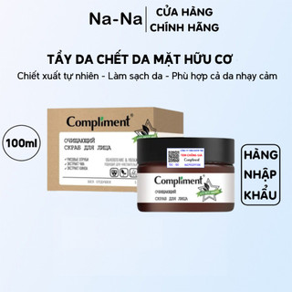 Tẩy da chết mặt Organic 100ml cho da dầu mụn, nhạy cảm