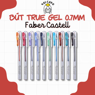 Bút Bi True Gel Faber-Castell Mực Tím Ngòi 0.7mm [yalcado.station]