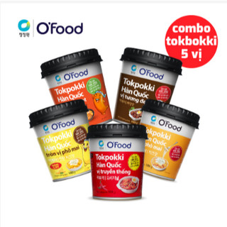 hộp tokbokki O'food 105g đủ 5 vị