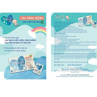 Gạc răng miệng Tinokids