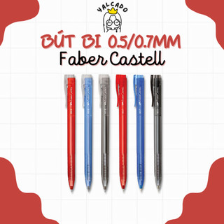 Bút Bi Faber-Castell - Mực Xanh, Đen, Đỏ Ngòi 0.5/0.7mm[yalcado.station]