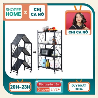 YTC-  Kệ Sắt Gấp Gọn  5 tầng đa năng tải trọng cao 150kg tiện lợi