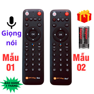 Remote điều khiển đầu FPT Play Box Mã 04, Sử Dụng Giọng Nói Dùng Cho Các đời 2018-2022 - GDCT