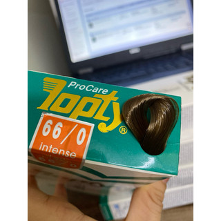 nhuộm TOPTY gồm oxy 100ml + tuyt màu 100g