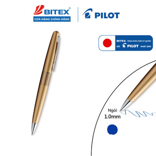 Bút bi ký Pilot Mr1 mực xanh (Thân Gold) BP-MR1-M-GDZ-L