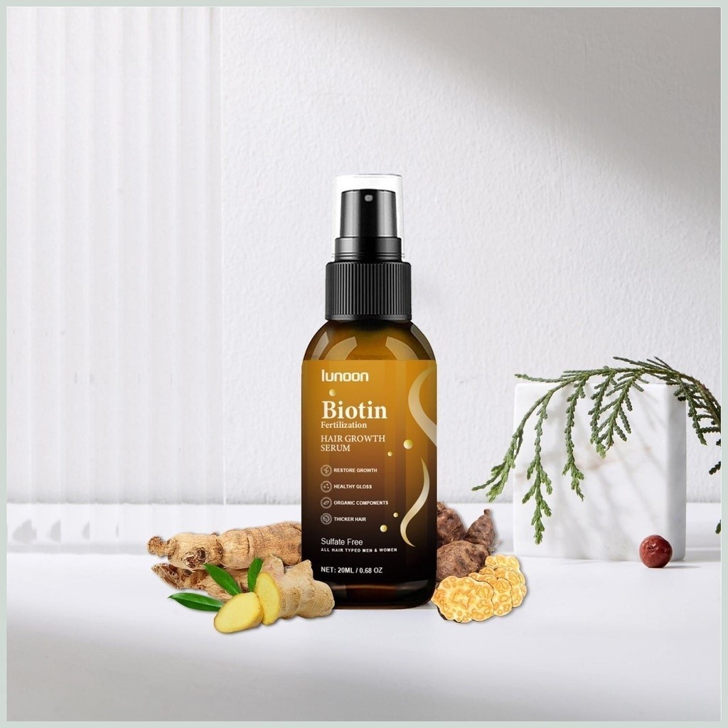 Tinh Chất Mọc Tóc Biotin Lunoon - Serum Tóc Lunoon Nuôi Dưỡng Nang Tóc,Mọc Tóc Nhanh, Chắc Khoẻ, Mượt Mà