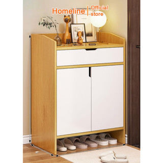 Tủ đựng giày, tủ đựng đồ nhiều ngăn HOMELINE thiết kế đơn gian tiện lợi,chất liệu gỗ MDF cao cấp phong cách Hàn Quốc-D31