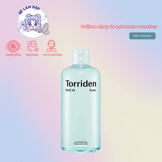 Toner Cấp Ẩm Torriden Dive In Hyaluronic Acid Độ pH Thấp Hàn Quốc - 300ml