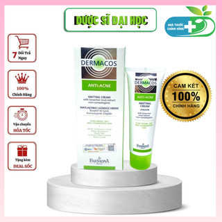 Kem Dermacos Anti-Acne Matting Cream Ba Lan - Giảm nhờn, ngăn ngừa mụn