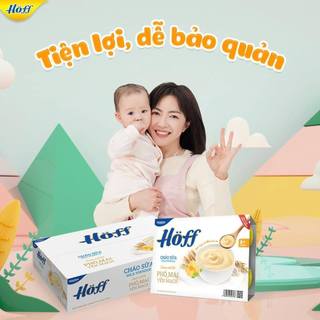 Cháo sữa Hoff Phô Mai Yến Mạch (vỉ 6 hộp x 55g)