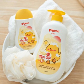 Sữa Tắm Gội Pigeon 700ml (Mẫu mới) - Mua 1 chai 700ml ặng 1 chai 200ml