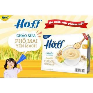 Cháo sữa Hoff Phô Mai Yến Mạch (vỉ 6 hộp x 55g)