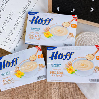 Cháo sữa Hoff Phô Mai Yến Mạch (vỉ 6 hộp x 55g)