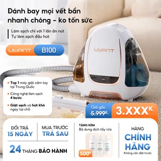 Máy giặt cầm tay Uwant B100 đa năng xịt nước phun sâu chải hút sạch vết bẩn sofa rèm cửa BH 2 năm
