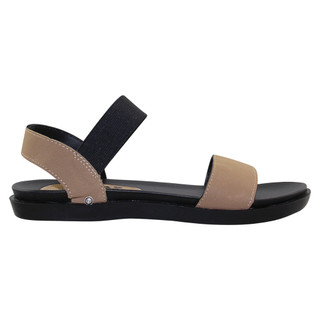 Sandal đế bằng nữ Bita's SYN.187 (Đen + Kem + Rêu)