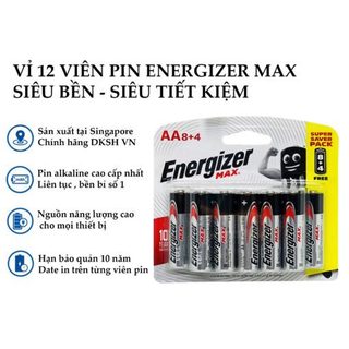 Pin AA Energizer Alkaline E91 ( vỉ 12 viên ) - Toppin.