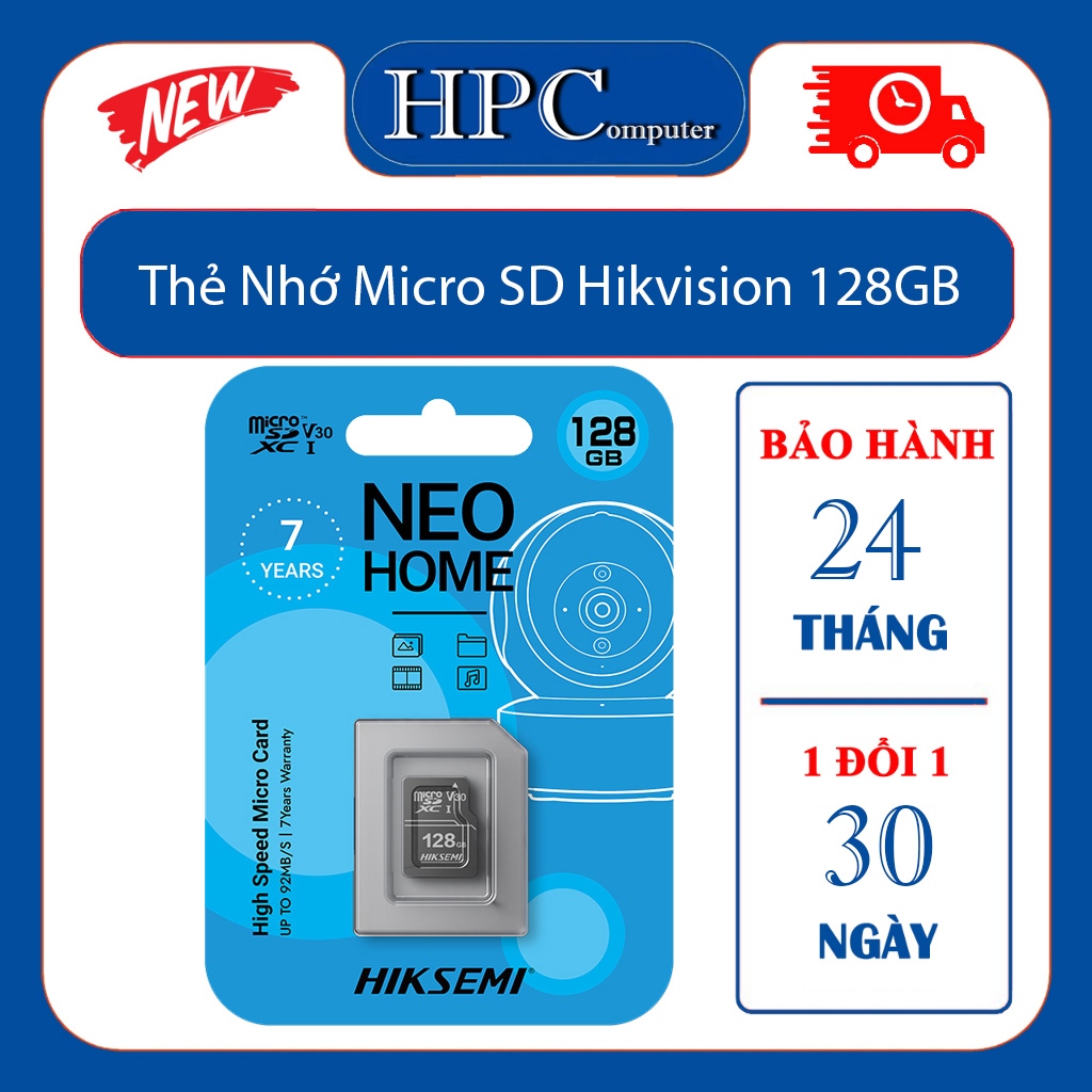 Thẻ Nhớ Micro SD HIKVISON/IMOU/MIXIE 128Gb - 64Gb - 32Gb Class 10 Chính Hãng Bảo Hành 2 Năm