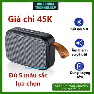 Loa Bluetooth Mini G2 Loa Cầm Tay Nhỏ Gọn Nghe Nhạc Cắm Usb Và Thẻ Nhớ Nghe nhạc hay âm thanh cực tốt