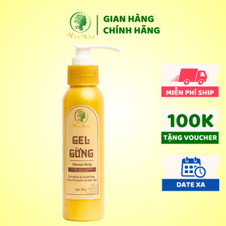 Gel gừng thảo dược Wonmom 70g