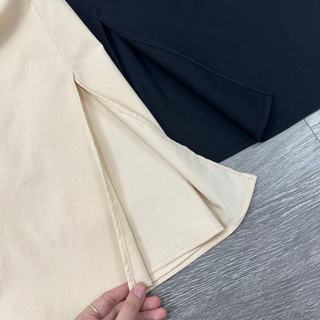 Đầm JJ Dây Suông Rút Bên Eo Chất Dù Giãn Pha Linen