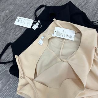 Đầm JJ Dây Suông Rút Bên Eo Chất Dù Giãn Pha Linen