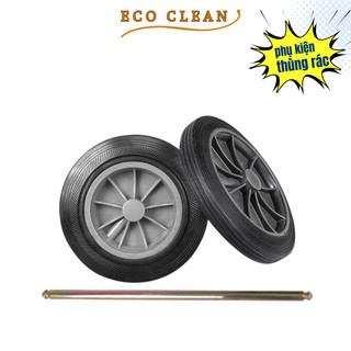 Phụ kiện thay thế bánh xe trục cho thùng rác 60l, 120l, 240l