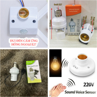 [FREESHIP] CHUI, ĐUI ĐÈN E27 CẢM BIẾN CHUYỂN ĐỘNG TỰ ĐỘNG TẮT MỞ KHI TRỜI SÁNG TỐI