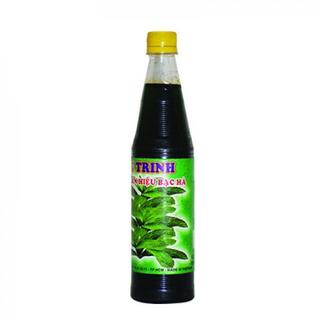 Siro trinh, Si rô bạc hà, siro pha nước (màu xanh)