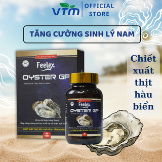 Tinh chất hàu biển cao cấp Feelex Oyster GP tăng cường sinh lý nam  hộp 60 viên