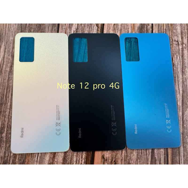 Nắp lưng xiaomi note 12 pro 4G