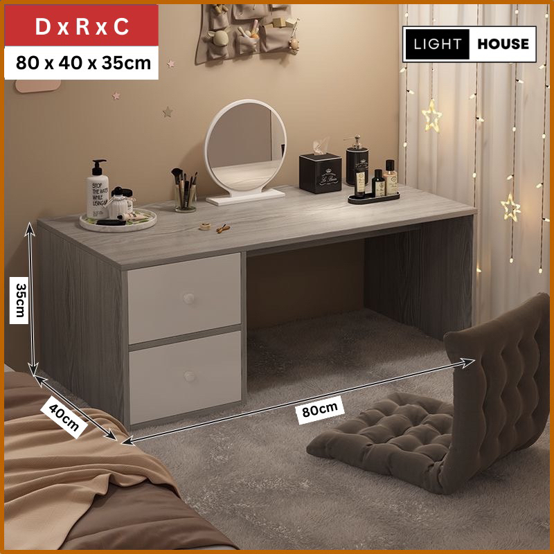 SHIP HỎA TỐC Bàn trang điểm bệt có ngăn kéo, bàn làm việc ngồi bệt đa năng gỗ MDF cao cấp | BigBuy360 - bigbuy360.vn