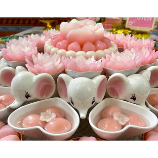 Set 2 chậu sứ trồng cây hình voi Dona He Decor