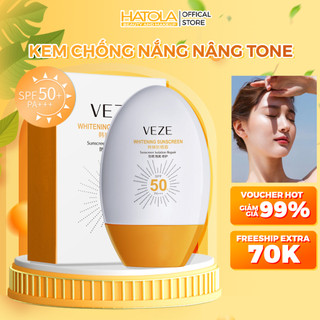 Kem Chống Nắng Bảo Vệ Da Quả Trứng Hatola SPF 50++ Sữa Chống Nắng Dưỡng Và Tái Tạo Da Chắc Khỏe Veze